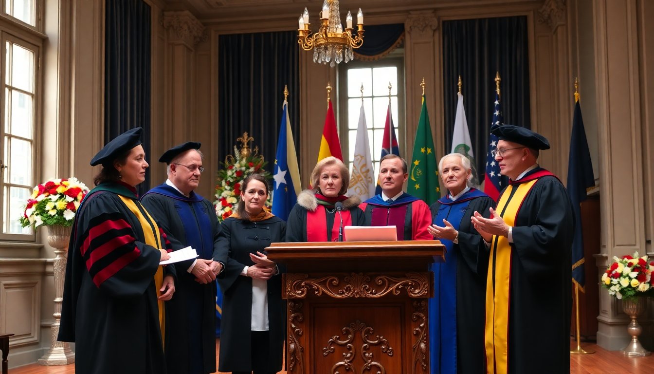 Drie Vlaamse universiteiten erkennen Francesca Albanese met een gezamenlijk eredoctoraat