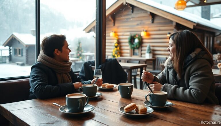 Een onvergetelijke eerste date met vrienden: Winterse liefde en avontuur