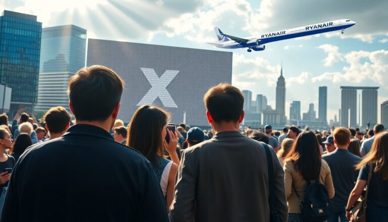 Elon Musk daagt Ryanair uit na wereldwijde storing op X