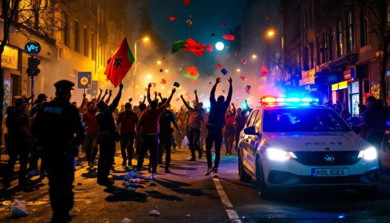Geweld in Molenbeek na Marokkaanse Triomf in de Afrika Cup