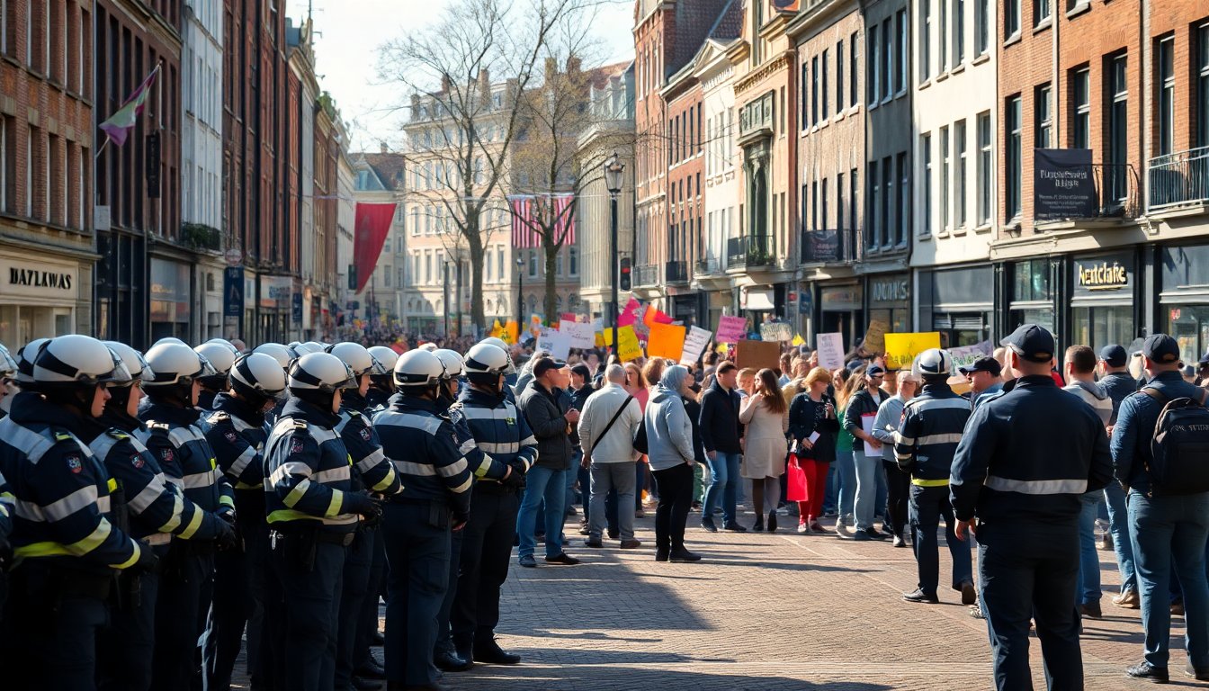 Veiligheidsrisicogebied in Amsterdam door demonstraties over Syrië