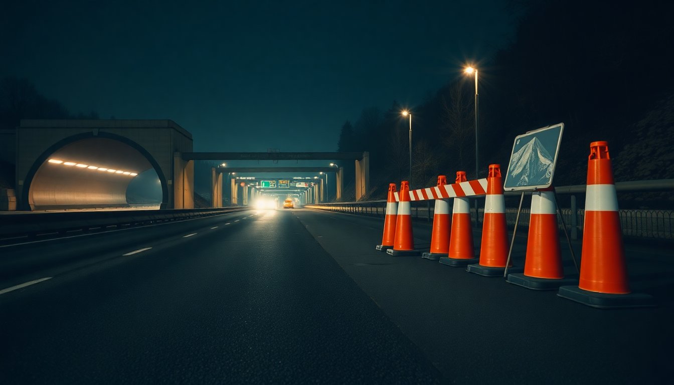 A4 Ketheltunnel afgesloten: omleidingen via A13 en A20, verwacht tot 30 minuten extra reistijd