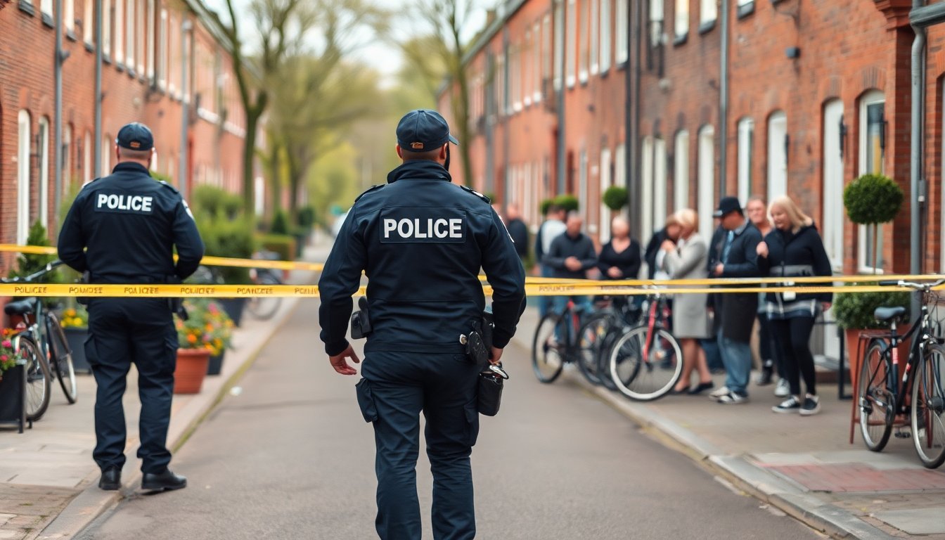 Aangehouden 78-jarige man in Transvaalstraat na bedreiging van agenten — buurt geschokt