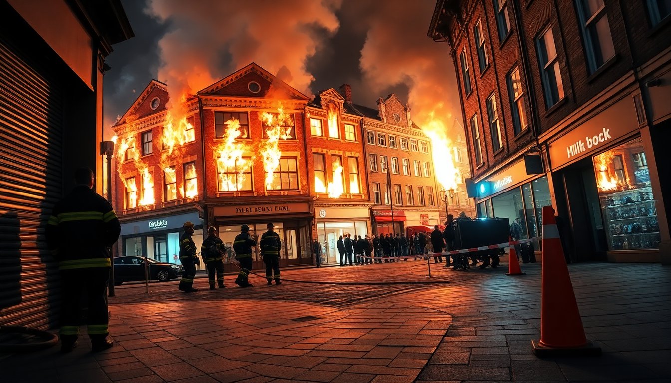 Brand in winkelstraat van Rotterdam legt panden lam, evacuaties gaande