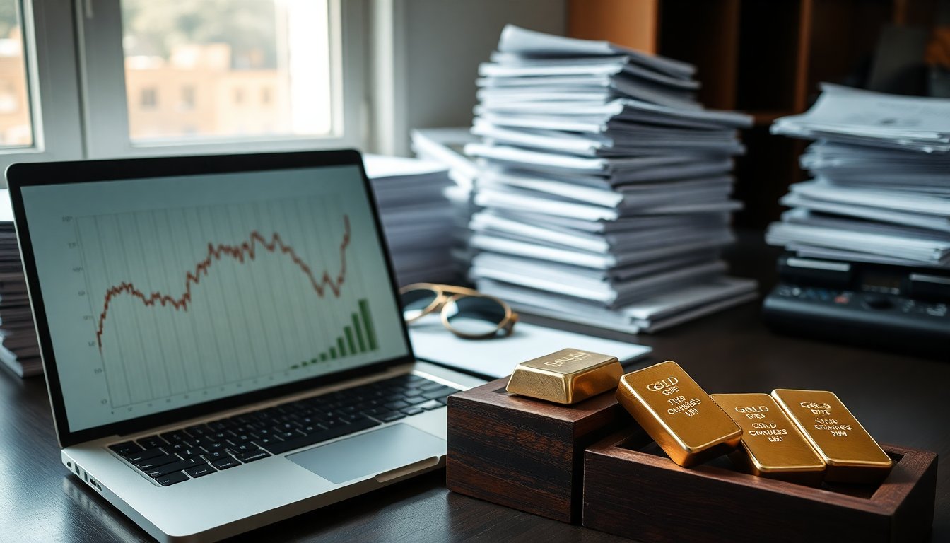 Goud en Zilver in Vrije Val: Beleggers onder Druk door Techbubbel