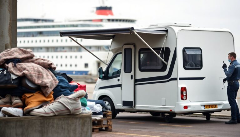 Grootschalige caravancontrole bij Hoek van Holland ontmaskert mensensmokkel: meerdere aanhoudingen