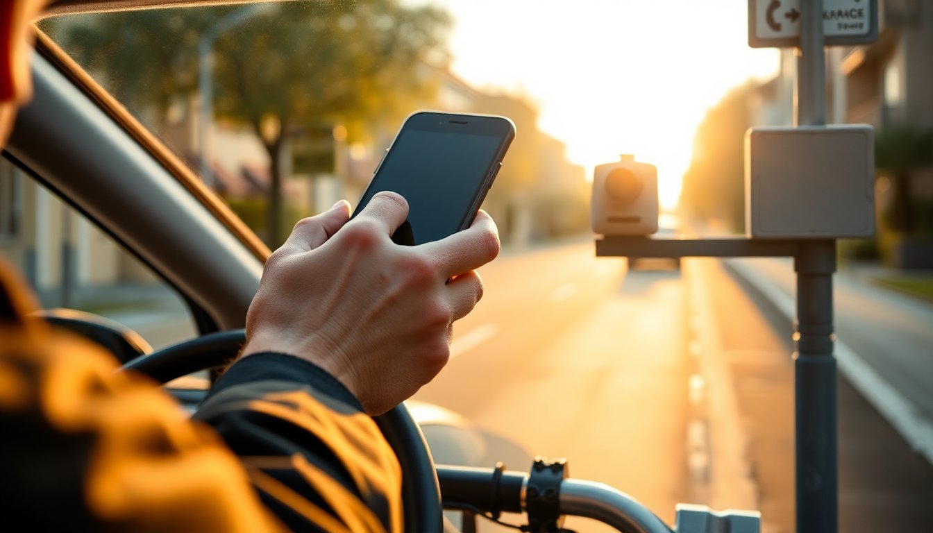 Meer boetes dankzij focusflitsers: handheld gebruik in het verkeer onder druk