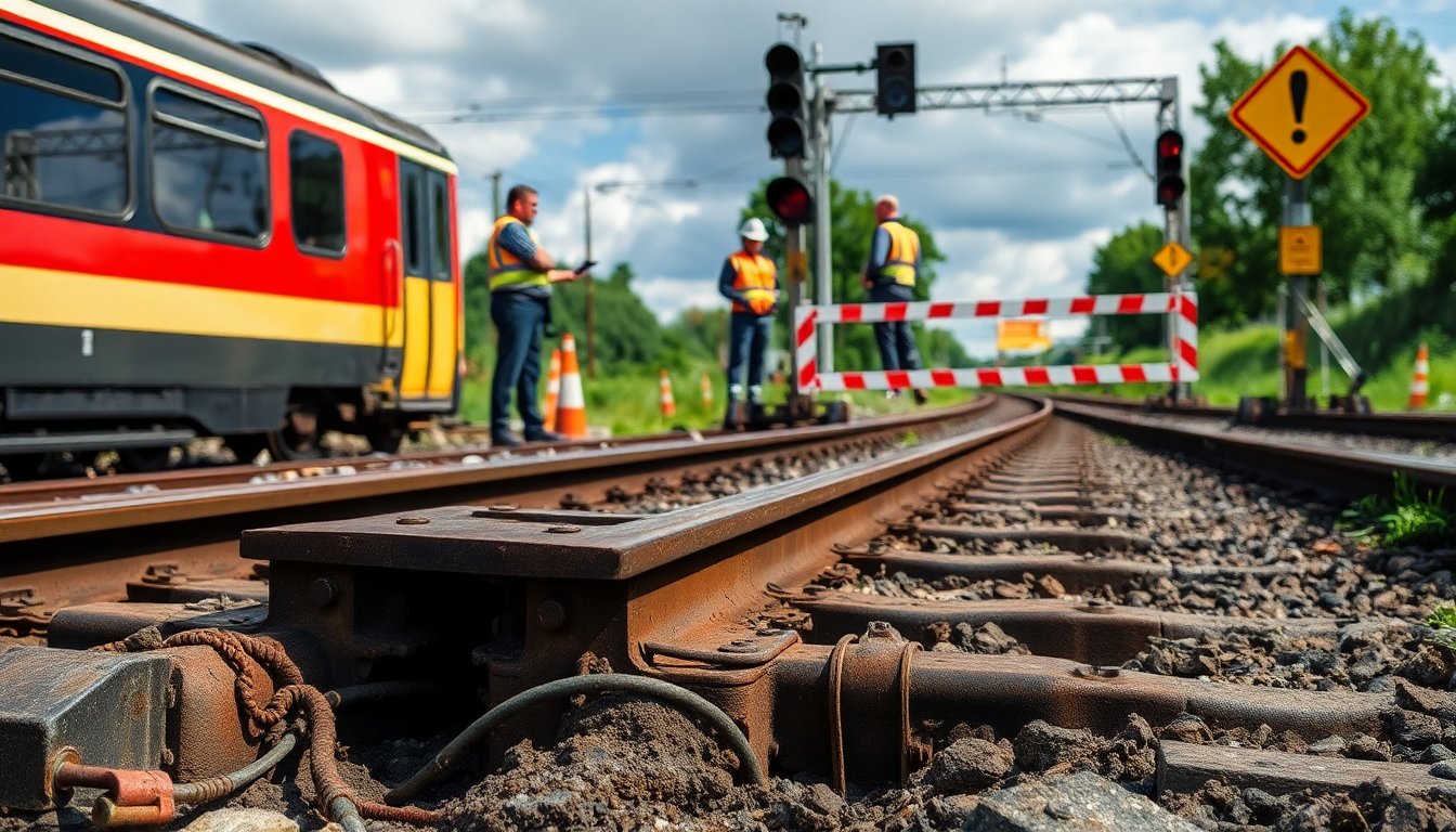 Minder treinen tussen Amsterdam en Utrecht door beschadigde sporen