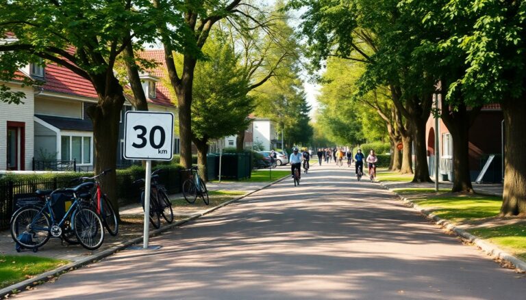 Oegstgeest Introduceert Nieuwe Snelheidslimieten van 30 km/u voor Veiliger Verkeer