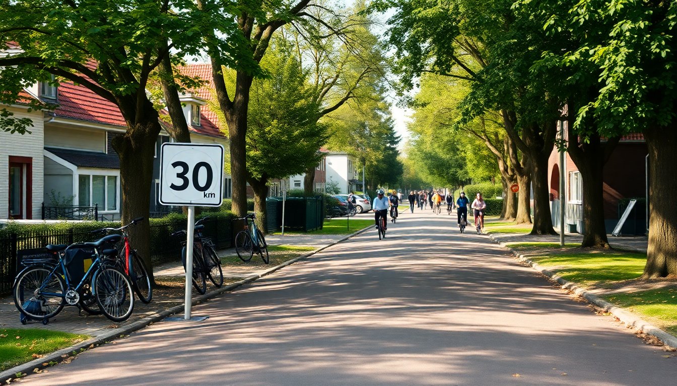 Oegstgeest Introduceert Nieuwe Snelheidslimieten van 30 km/u voor Veiliger Verkeer