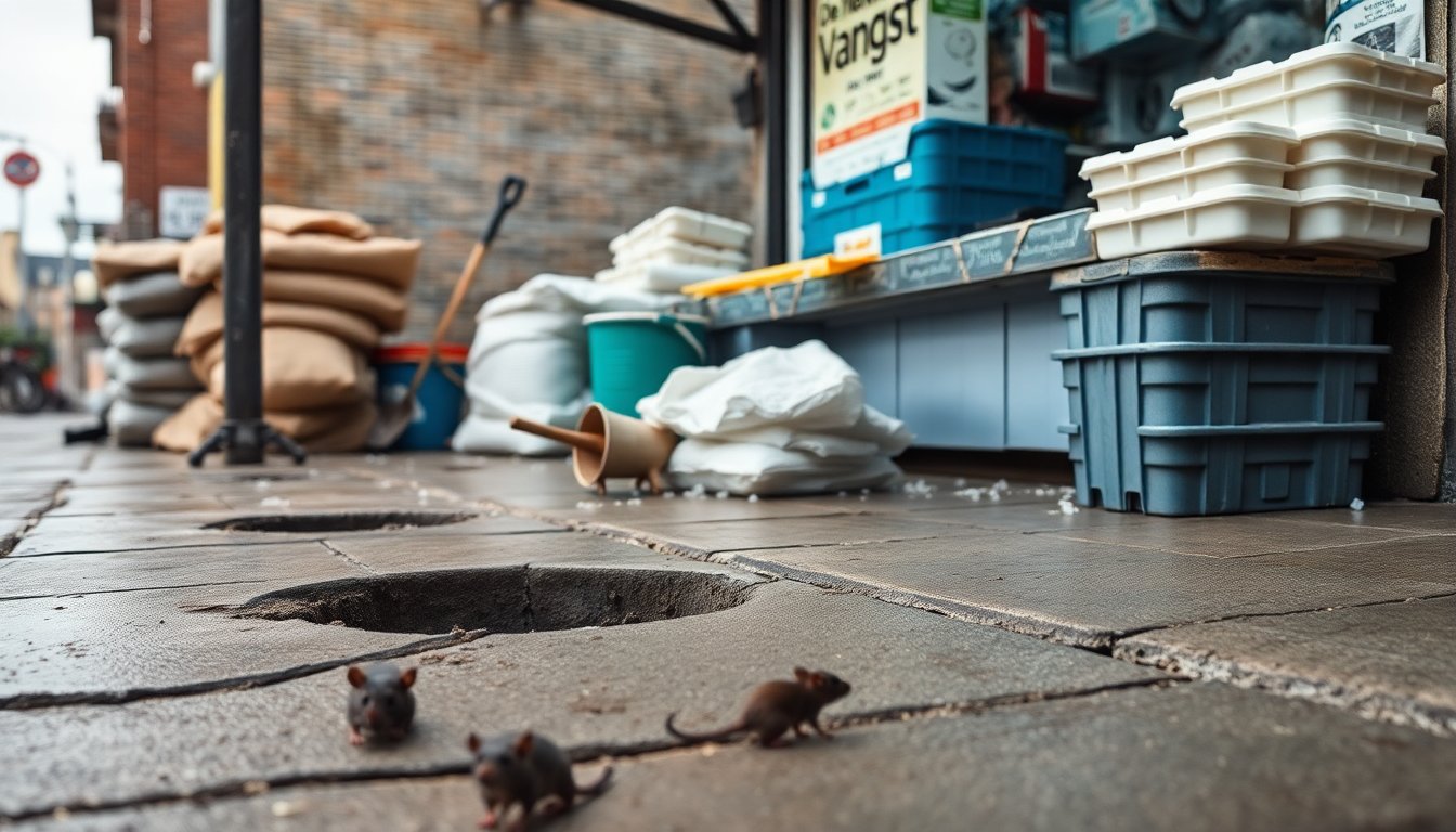 Rattenplaag bij viskraam De Nieuwe Vangst veroorzaakt overlast en wekt structurele gezondheidszorgen