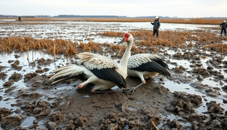 Schokkende massale sterfte onder kraanvogels door vogelpest in West-Europa — wat weten we?