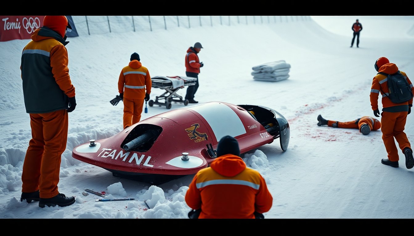 TeamNL ziet medaillekansen vervliegen na dramatische crash en valpartij op Winterspelen