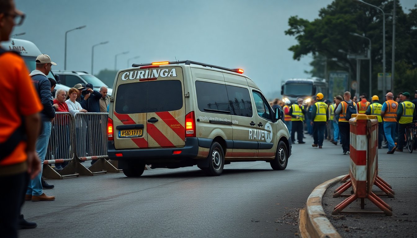 Tragisch ongeval bij start Ronde van Rwanda: karavaan raakt menigte — twee doden, zes gewonden