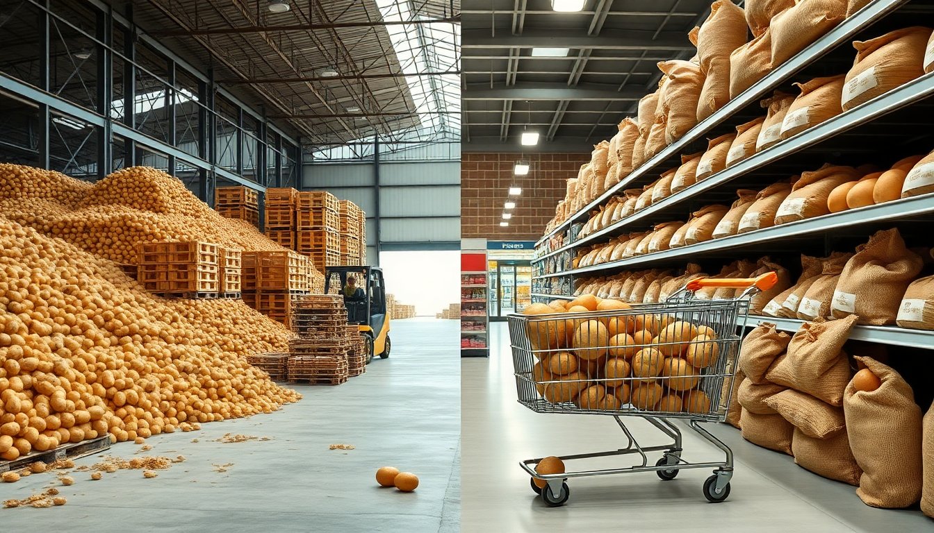 Waarom de lagere aardappelprijs niet in de supermarktprijs zichtbaar is — wat dat voor jouw portemonnee betekent