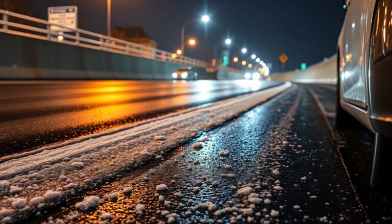 Waarschuwing: gevaar voor gladheid — natte sneeuw en ijzel verwacht in delen van Nederland