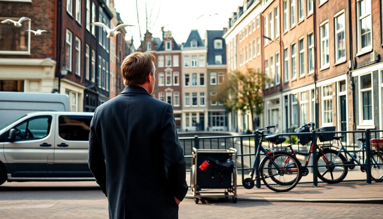 Brad Pitt in Amsterdam: opnames van The Riders op Herengracht en Amstel