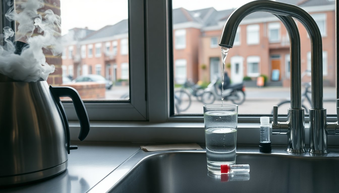 E.coli aangetroffen in Amsterdam-Oost: bewoners moeten water drie minuten koken