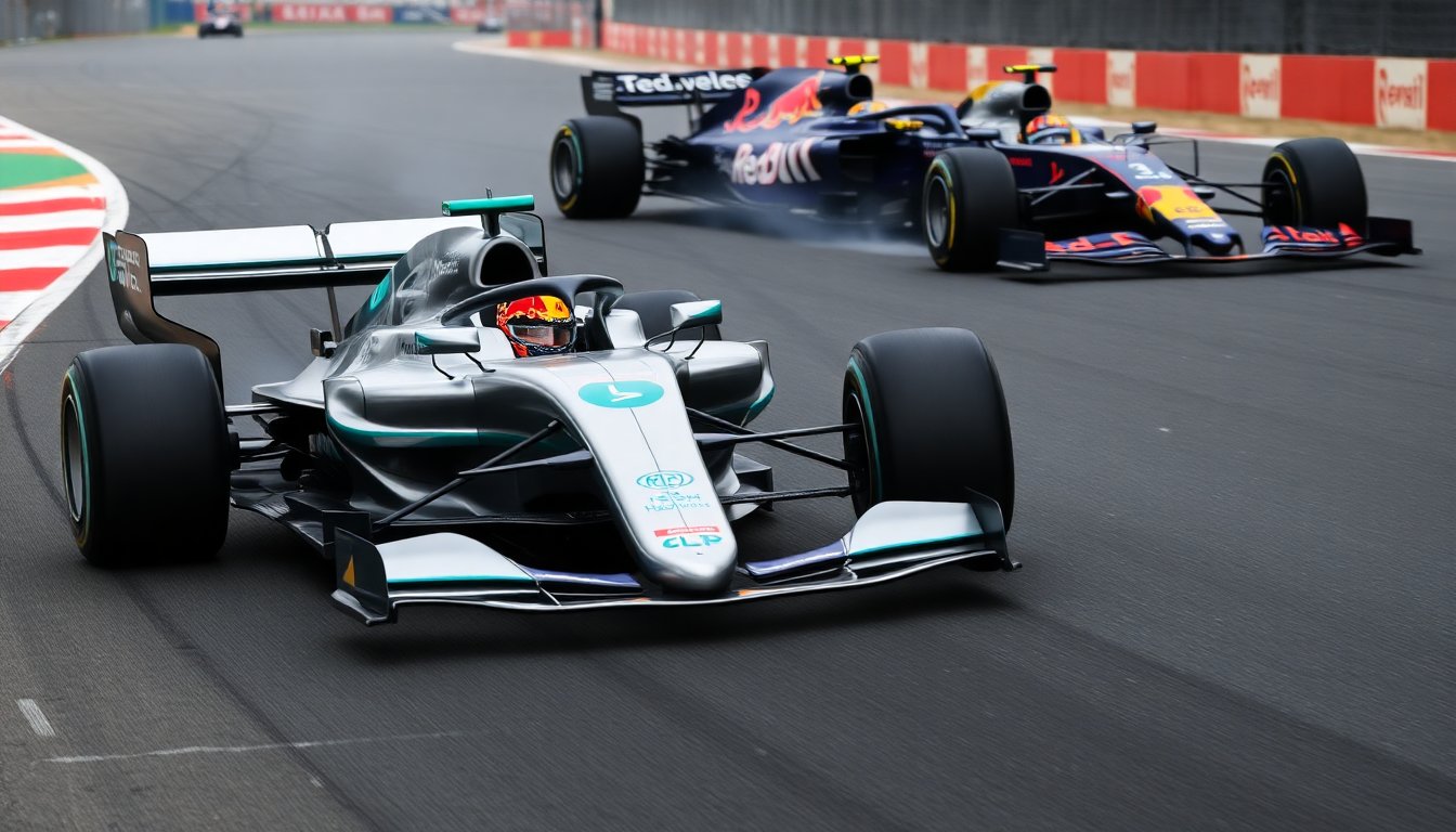 George Russell pakt sprintzege in China terwijl Verstappen worstelt na slechte start