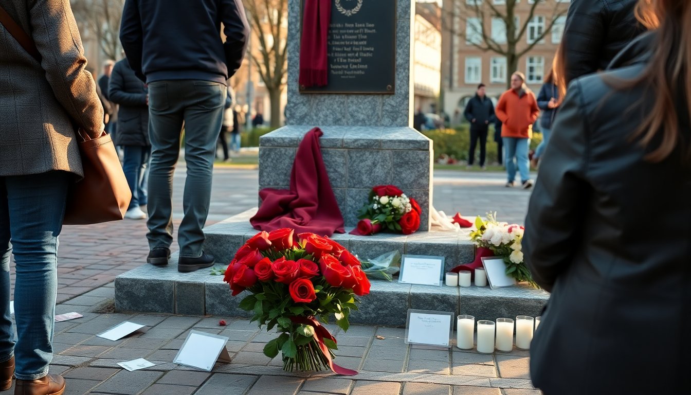 Herdenking op 24 Oktoberplein brengt buurt samen
