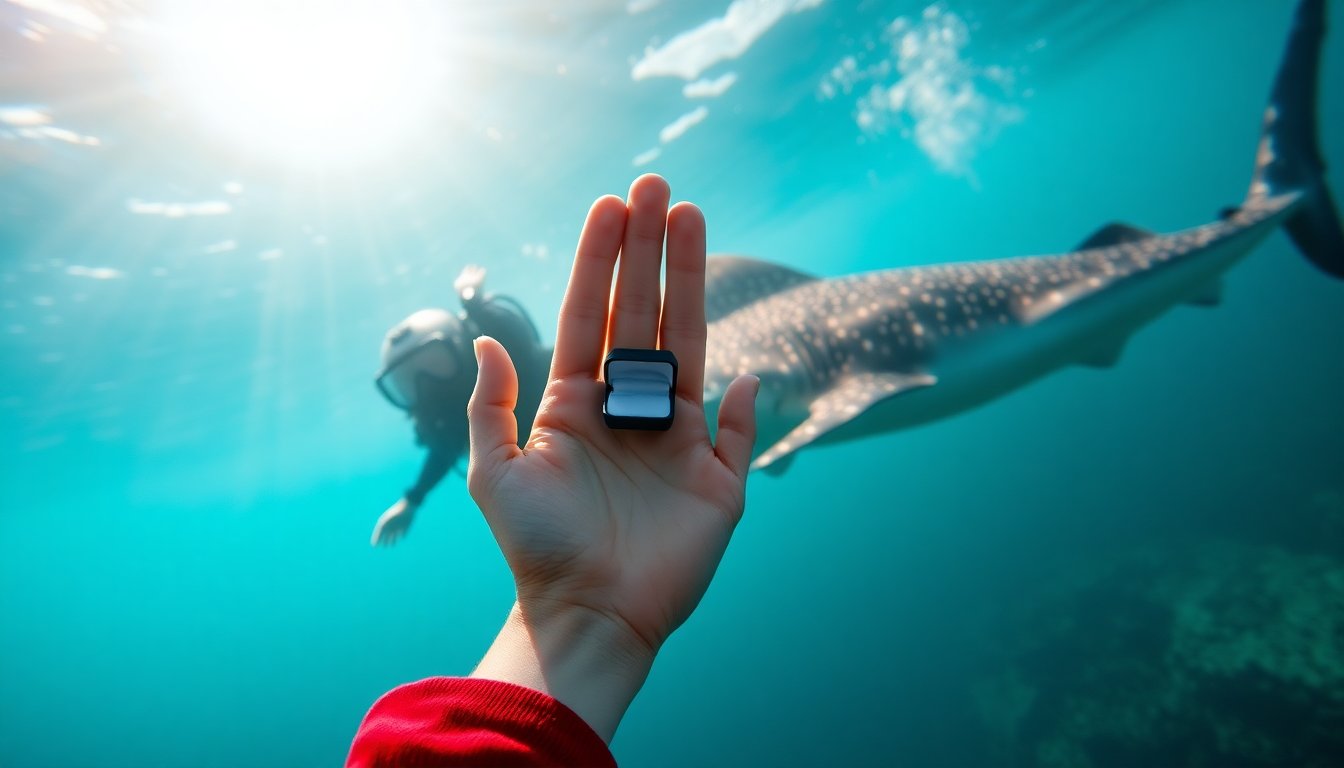 James Hetfield doet onderwater huwelijksaanzoek tijdens duik met walvishaaien