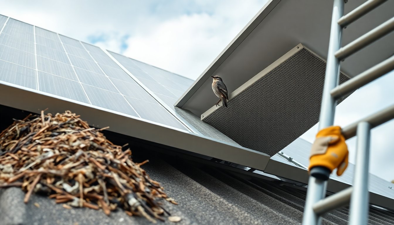 Zo houd je vogels weg van je zonnepanelen en beperk je risico’s
