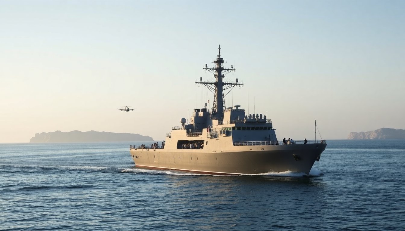 Zr.Ms. Evertsen vertrekt om bondgenoten te beschermen in de Middellandse Zee